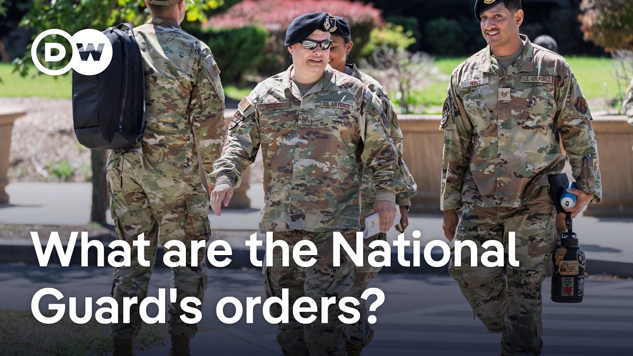 미국 국경순경, 워싱턴 도착하여 ‘범죄 비상’ 현장 통제 | DW 뉴스