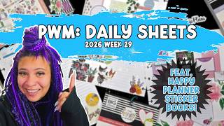 2026 DAILY SHEETS PLAN WITH ME WEEK 29