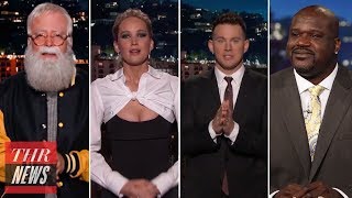 Full Dave Grohl, Channing Tatum, Jennifer Lawrence, Shaquille O’Neal Guest Host 'Kimmel' | THR News Guide