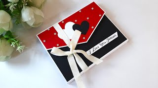 Diy-Valentines Day Gift For Boyfriendgirlfriend Cute Gift Idea Valentines Day Card Tutorial