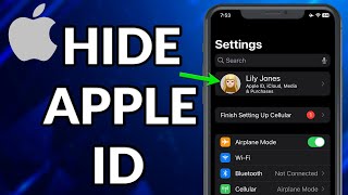 How To Hide Apple ID On iPhone screenshot 3