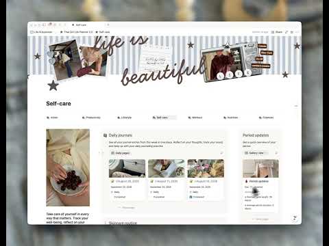 That Girl Life Planner 2.0 💅🏻 Notion Walkthrough | 2027 Plan your goals, meals and finances