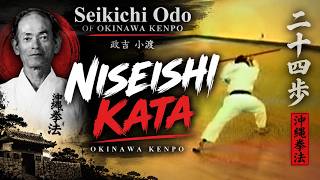 Seikichi Odo Demonstrates Niseishi Kata | Okinawa Kenpo