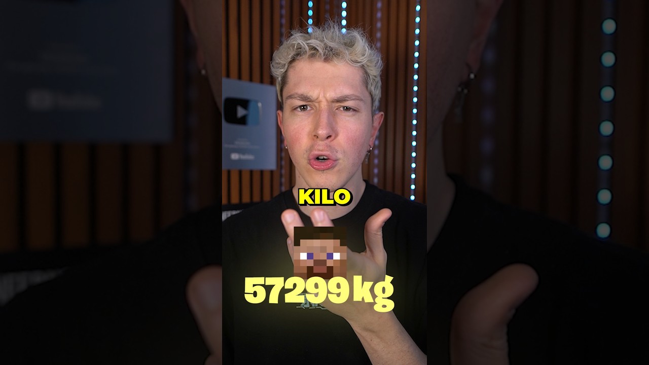Wie viele Kilo kann MC Steve tragen? #minecraft #mojang #java #bedrock #singleplayer #mcserver