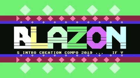 ICC!Diamond Geezer 4K,C64 4K Intro by Blazon! Commodore 64 (C64)