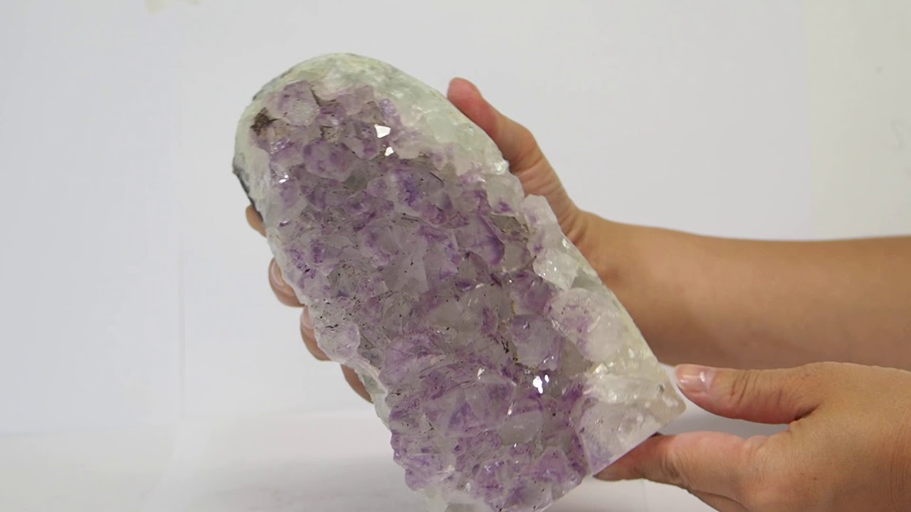 2.35kg Amethyst Crystal Lamp S109 6 YouTube player