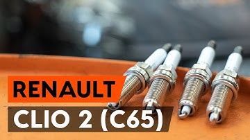 Hoe een bougies vervangen op een RENAULT CLIO 2 (C65) [AUTODOC-TUTORIAL]