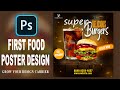 Design Fast Food Poster design in Photoshop | Photoshop Tutorial in Bangla, English #bannerdesign