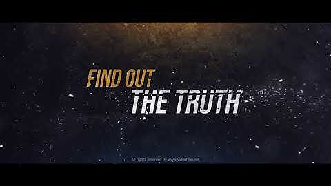 Royalty Free | After Effects Template | The Interview. Movie Trailer