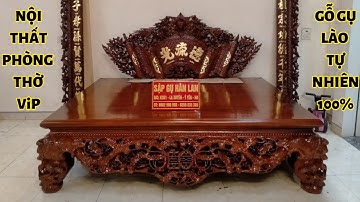 Hoàn Thiện Bộ Nội Thất Phòng Thờ ViP Đơn Hàng Của A Hùng Tại Thủy Nguyên Hải Phòng | Sập Chân Quỳ