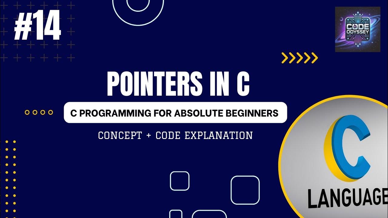 Pointers in C for Absolute Beginners 🔥 | Easy Explanation with Real ...
