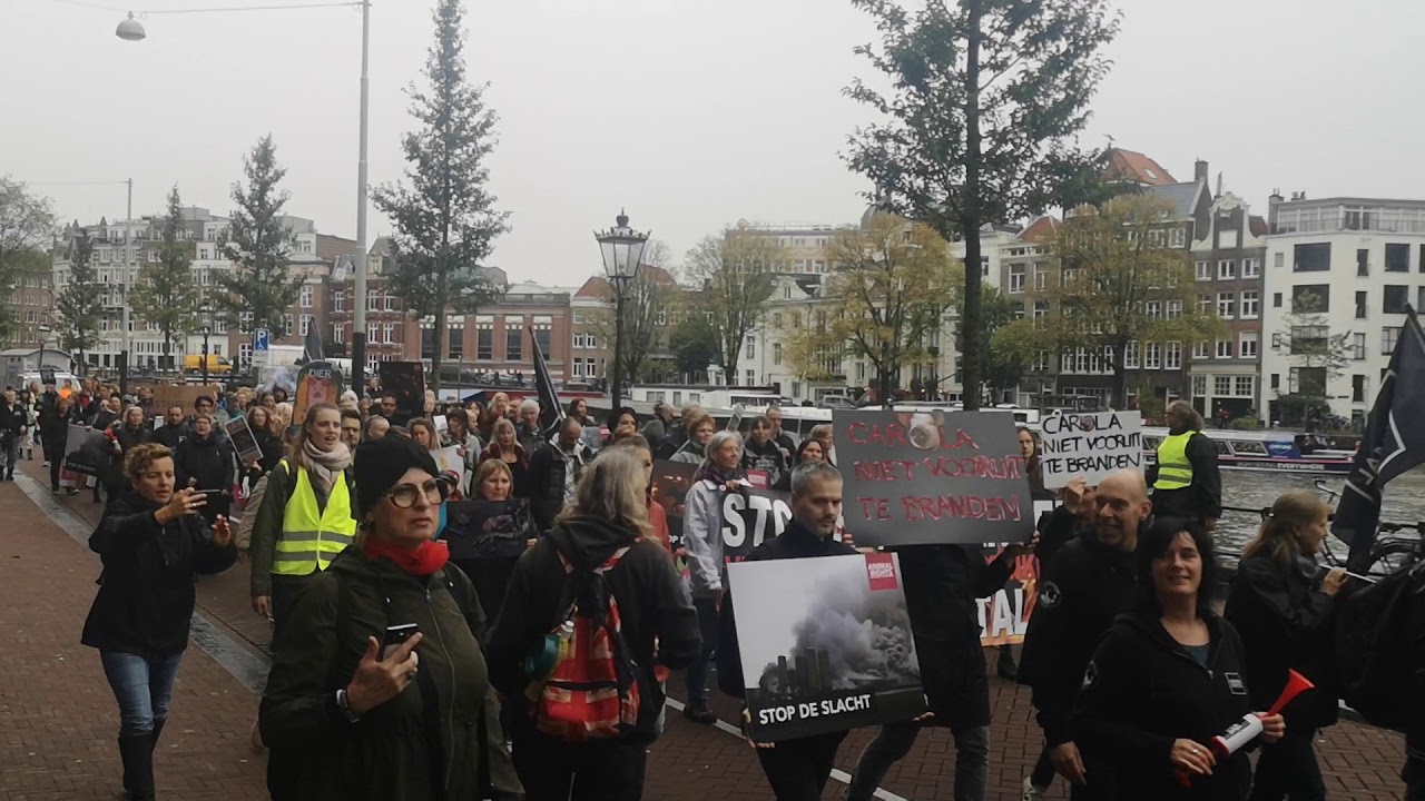 Mars Animal Rights 'Stop de stalbranden nu' in Amsterdam #1