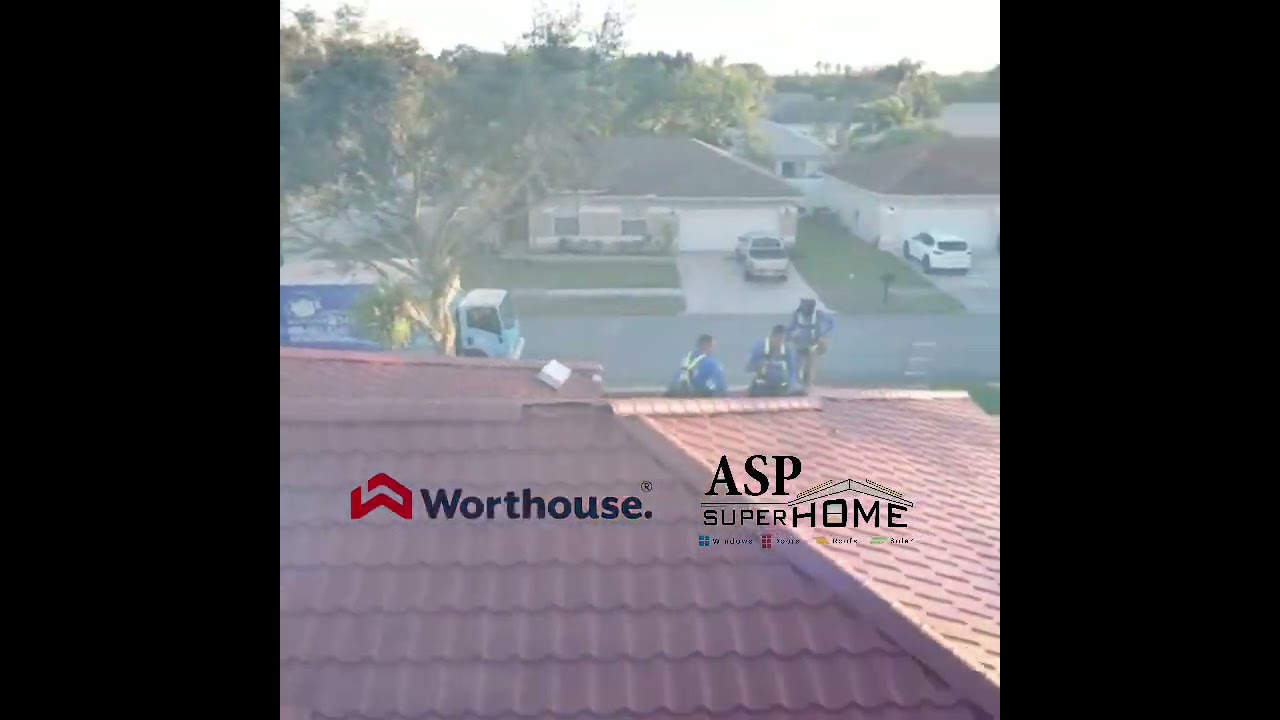 Metal tile roof from Worthouse and ASP SuperHome Miami. Get a quote today!