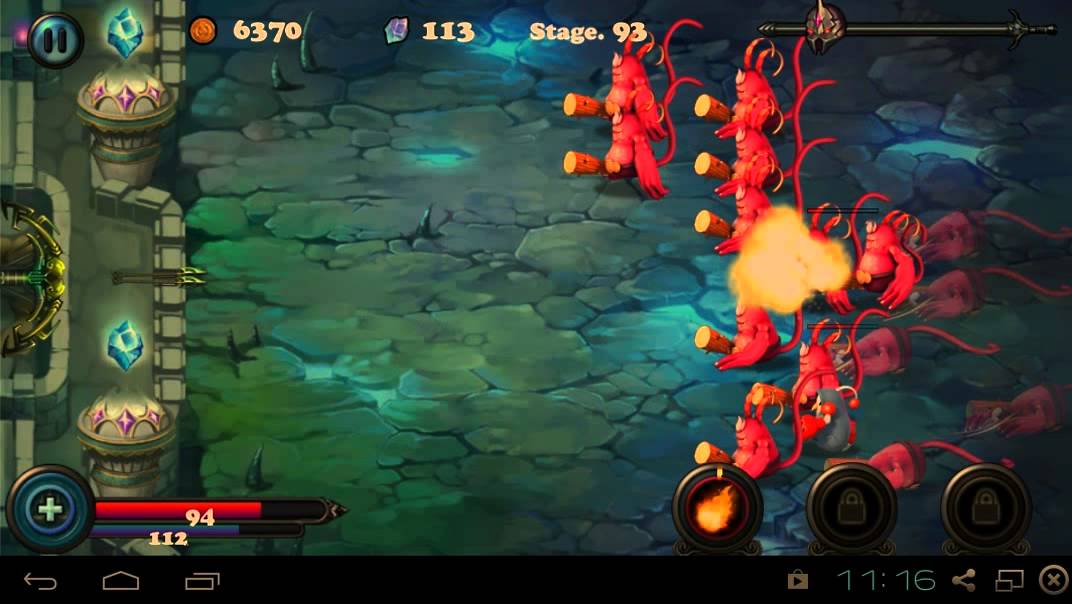 Defender Android Game Level 93 Walkthrough - YouTube