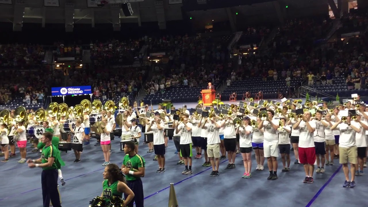 Notre Dame Victory March for Class of 2021