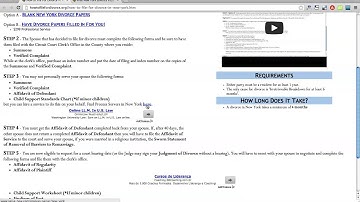 How to File For Divorce in New York