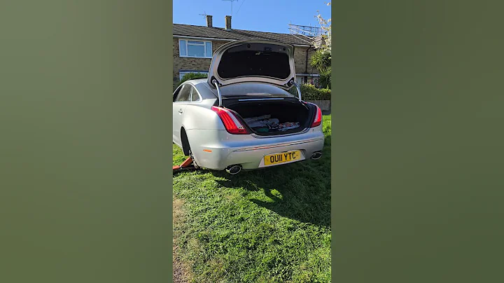 Jaguar XJL 5.0 V8 (NA) - Zaustworkx back-box delete. Start-up sounds #jaguar #carmodification