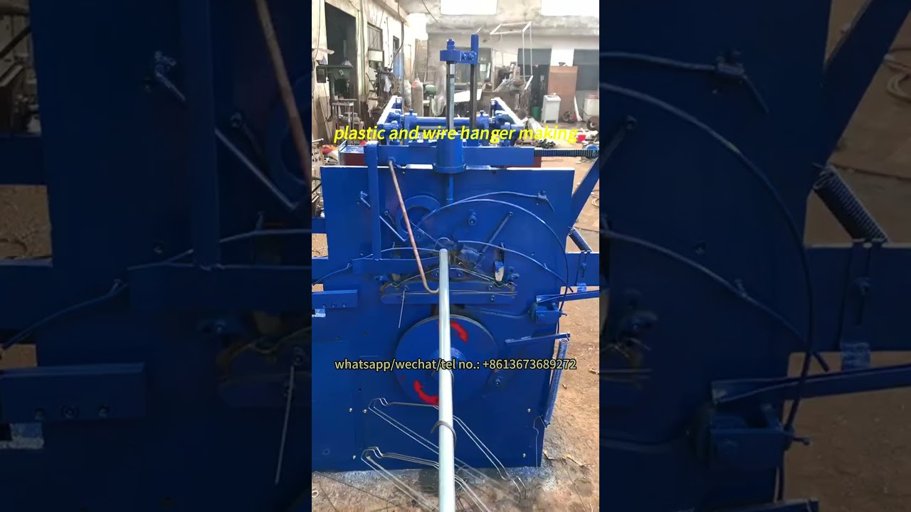 Quality hanger machine for plastic hanger making and galvanized wire hanger making | Hanger maker