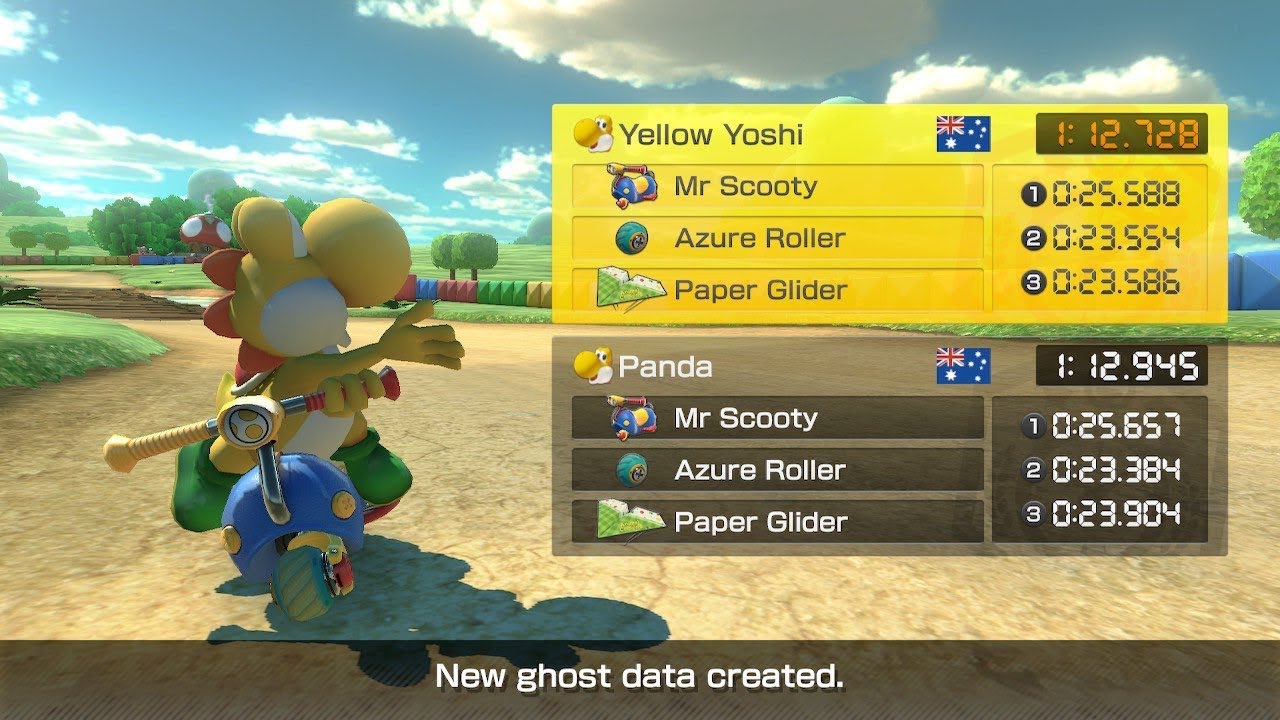 MK8DX] (150cc) SNES Donut Plains 3 - 1:12.728 (World Record) - YouTube