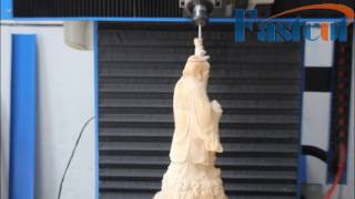 FASTCUT 5 axis cnc router working video