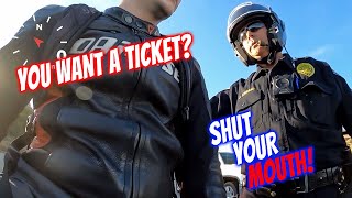 ANGRY COPS VS BIKERS | When Bikers MESS With the WRONG COP