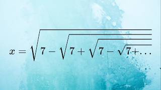 Information Can you solve this infinite square root equation with 7 Update