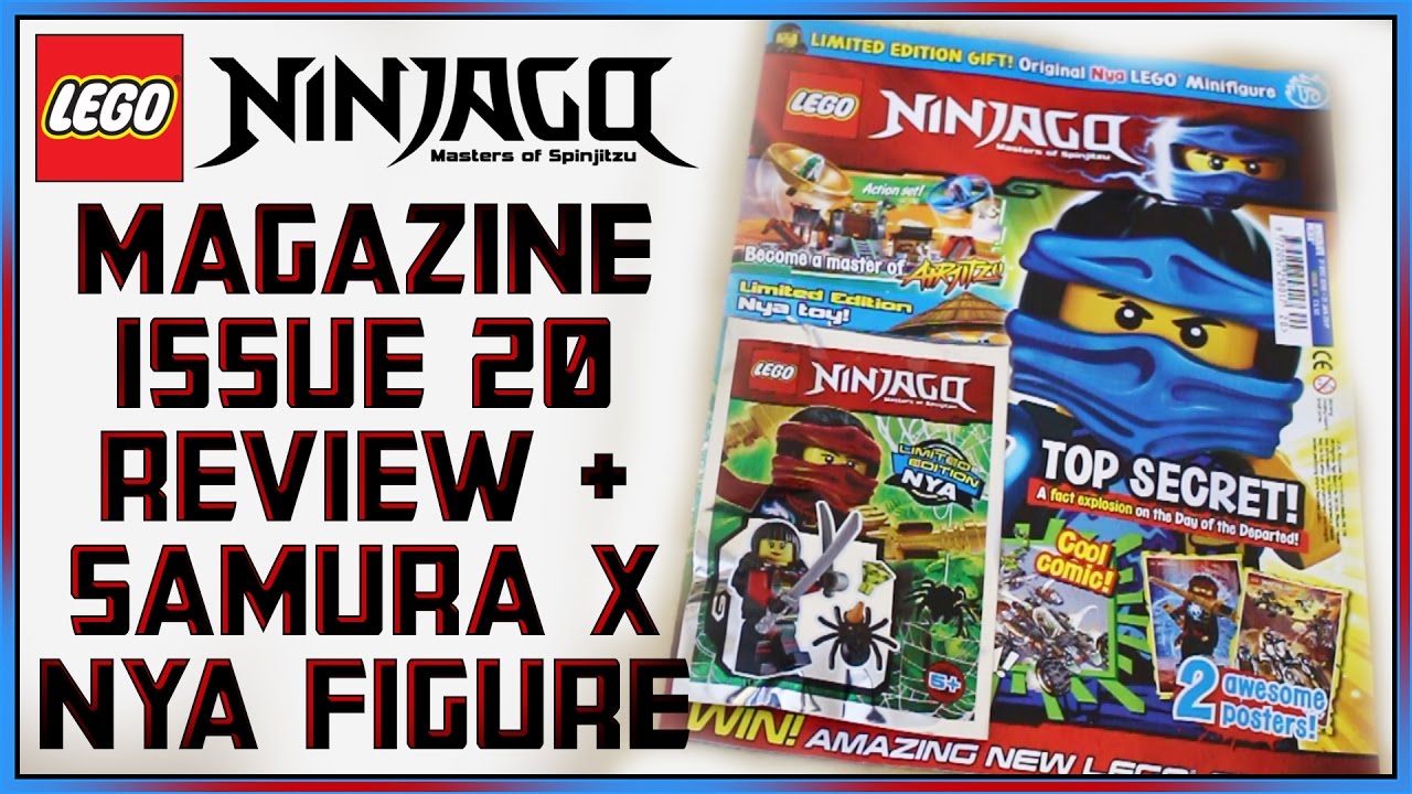 LEGO Ninjago Magazine #20 Review & Nya Samurai X - YouTube