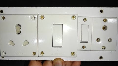 1Power And Normal Socket Switch Connections #electrical #wiring #electricboard #extensionsocket