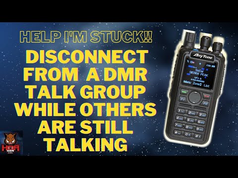 How to ESCAPE a DMR Talk Group in BrandMeister WHILE Someone Is STILL Talking - TG4000