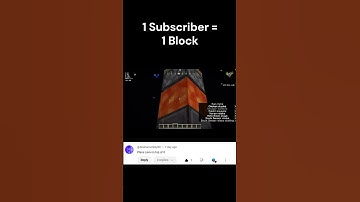 Day 11 of Placing one block for every subscriber i get! #minecraft #minecraftshorts