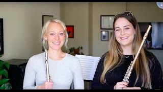 J.S. Bach - "Double violin concerto in D-minor, II. Largo ma non tanto" with Bevani and Katieflute