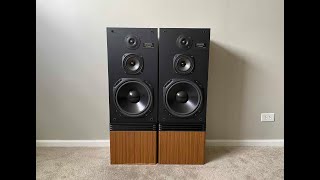 Kenwood JL-1090AV 3 Way Tower Home Floor Standing Speakers