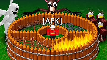 I Built the Safest AFK Base in 99 Nights in the Forest