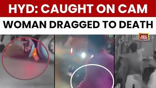 Hyderabad Shocker: Woman Killed After DCM Drags Scooter For Kilometres In Madhapur | Accident Video