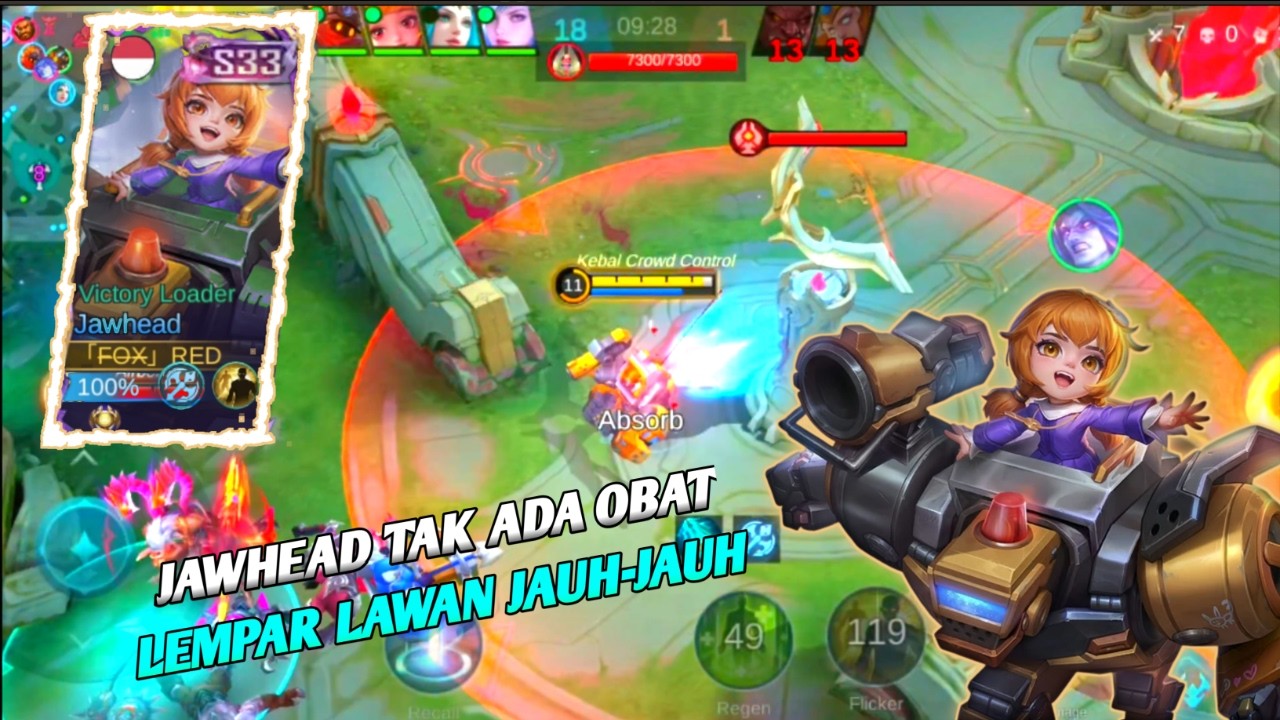 GAMEPLAY JAWHEAD PEMULA + COMBO DENGAN BARATS 