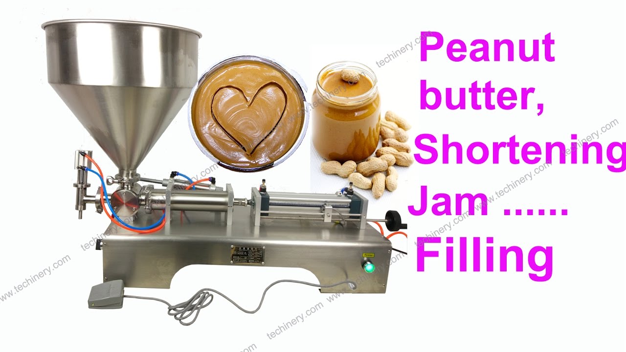 peanut butter filling machine pneumatic piston filler for shortening