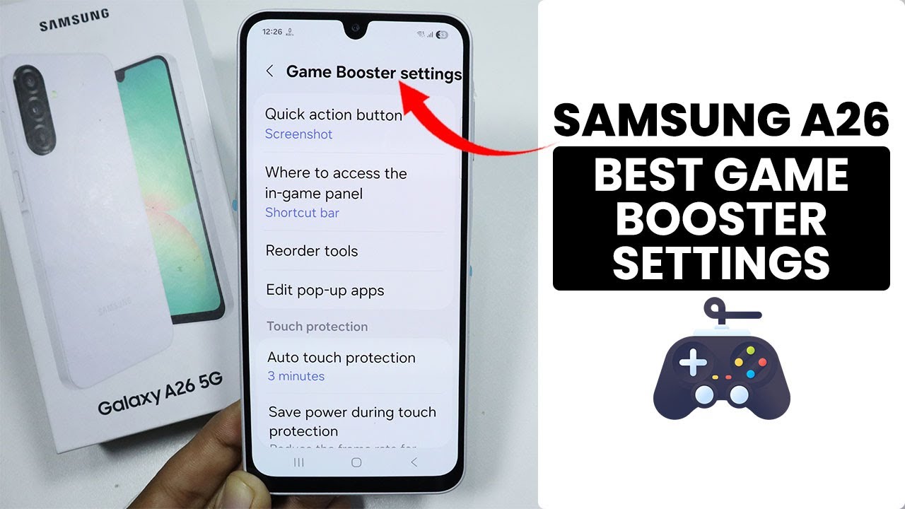 Best Game Booster Settings For Samsung A26