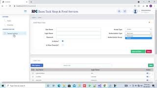 2-Organization And User Setup Restaurant