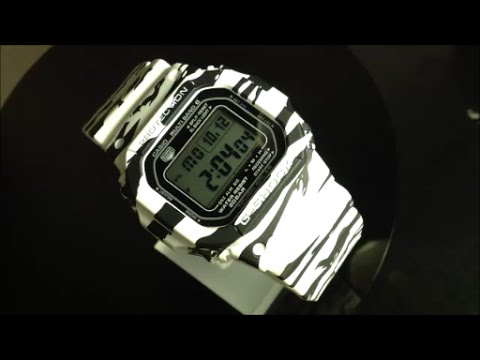 CASIO G-SHOCK カシオ腕時計ソーラー電波 タイガーカモ GW
