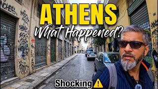 What Happened to ATHENS?🇬🇷 What We Found Walking Around😱😱