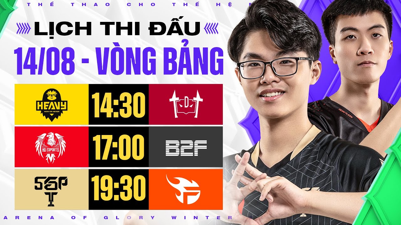 🔴 TRỰC TIẾP: HEAVY vs TDT ESPORT – ĐẤU TRƯỜNG DANH VỌNG MÙA ĐÔNG 2022 – VÒNG BẢNG NGÀY 14/08