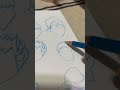 얼굴 스케치 파랑 색연필 드로잉 #스케치 #얼굴드로잉 #drawing
