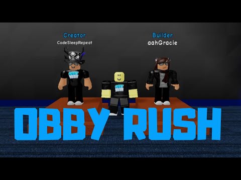 Playing Obby Rush As A Professional Youtube - obby rush roblox