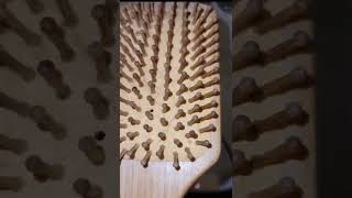how to clean your bamboo/paddle brushes www.sfhair.net  #hairtutorial #hairtools #haircare