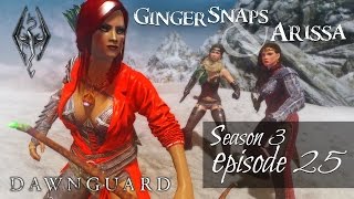 Skyrim Let's Play S03 EP25 Arissa & Serana’s First Kiss