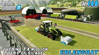 Accomplished Silage Harvest Yields Massive 2.4 Million Liter Coverage | Erlengrat | FS 22 | ep #148