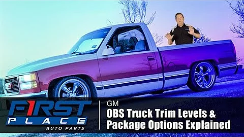 GM OBS Truck Trim Levels & Package Options Explained