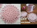 DIY | macrame tea coaster (paso a paso)  | подстаканник для чая макраме