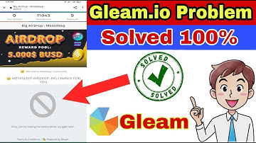 How to fix Gleam io Sorry, You