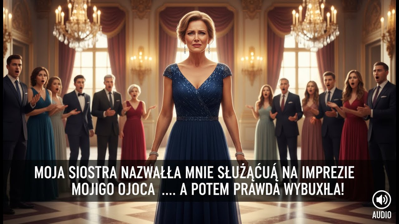 Siostra nazwała mnie służącą na przyjęciu ojca... A potem prawda wybuchła!